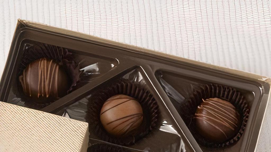 Assorted Truffles By Sweet Shop · Enjoy 9 double chocolate fudge love truffles handcrafted by the Sweet Shop, a Dallas-Fort Worth founded chocolatier in business since 1972.
