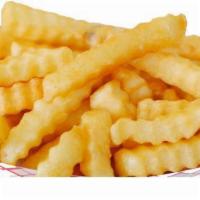 Fries · Crispy fresh seasoned crinkle cut fries.