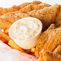 Fried Catfish (4) · Served with your choice of french fries or cajun fries hush puppies sweet potato fries or on...