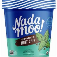 Nadamoo! - Organic Mint Chip 16 Oz · Creamy, Crunchy Mint Chocolatey Goodness.