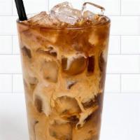 Cold Brew White Mocha · Our Original Cold Brew Iced Coffee mixed with white chocolate and milk over ice