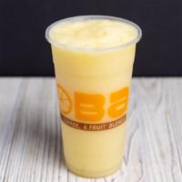 Pineapple Slushie · Real fruit with flavor juice and blend on ice.