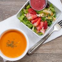Soup & Salad · Choice of soup + salad.