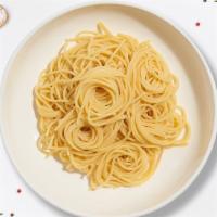 Byo Spaghetti · Fresh spaghetti pasta cooked with your choice of sauce and toppings.