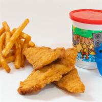 Kids Tender(3 Pc) Meal · 3 Pc Crispy Chicken Tender with French Fries and Soft Drink.