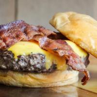 All American · Double American cheese, crispy bacon