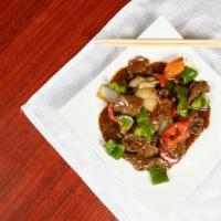 Beef With Black Pepper Sauce · Hot and Spicy.