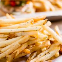 Fries · Seasoned French fries.