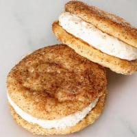Cinnabon® Mini Cookie Sandwiches – 2Ct · Cinnabon® signature frosting sandwiched between 2 mini snickerdoodle-style cookies made with...