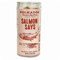 Polkadog Salmon Says Training Bits Crunchy Dehydrated · 
