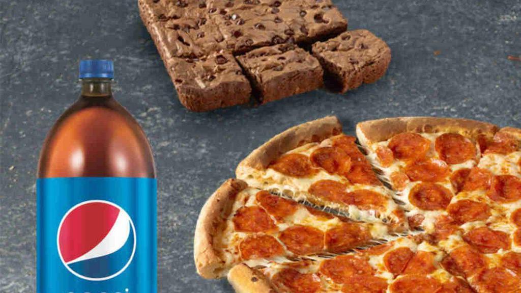 Pepperoni Pizza, Brownie & Pepsi Bundle · Pepperoni Pizza, Brownie & Pepsi Bundle