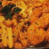 Cajun Pasta · Shrimp & crawfish tails in a homemade cajun alfredo sauce