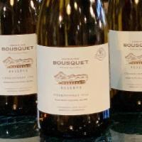 Bousquet Reserve Chardonnay · Mendoza, Argentina 
14.5% Alcohol
Screw Cap 
Vegan
Organic
Sustainably Farmed

TASTING NOTES...
