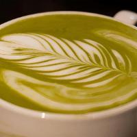 Matcha Latte · Matcha green tea powder with choice of milk & sweetened with honey