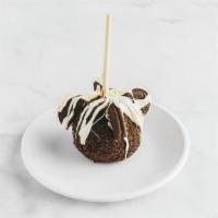 Cookies N Cream Apple · Caramel-covered Granny Smith apple rolled in Oreo Cookie Crumbs