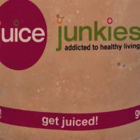 Good Vibrations Smoothie · 16 oz house-made almond milk, raw cacao, banana, almond butter, cinnamon, coconut water, raw...