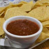 Chips & Salsa · House made salsa fresca. Served with tortilla chips.