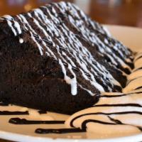 Decadent Chocolate Cake · Layers of chocolate. Try it warm!