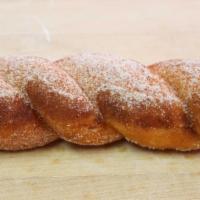 Twist Donut · Your selection of glazed, cinnamon glazed, chocolate glazed or cinnamon sugar topping