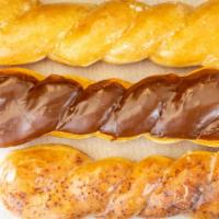 Twist Donut · Maple cinnamon choco and glazed