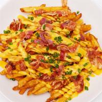 Bacon & Cheese Fries · fries with bacon and cheese