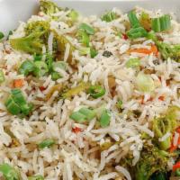 Vegetable Fried Rice · Stir fried.