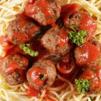 Leonardo’S Magaro'S Calabrese Spaghetti And Meatballs · Leonardo's linguine pasta served with homemade meatballs in special sauce.
