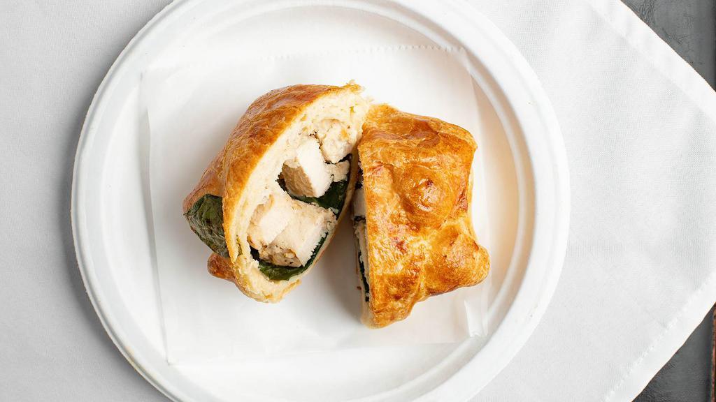 Chicken, Spinach, Feta, Croissant (Np) · (Non-pork)
