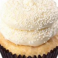 Wedding Cake (Gf) · Gluten friendly vanilla cake topped with buttercream (just as perfect as our regular wedding...