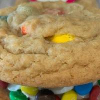 Stuffed M&M Sugar Cookie · 