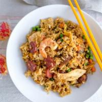 Wok 'N Express Fried Rice · Chinese sups, chicken, beef, shrimp.