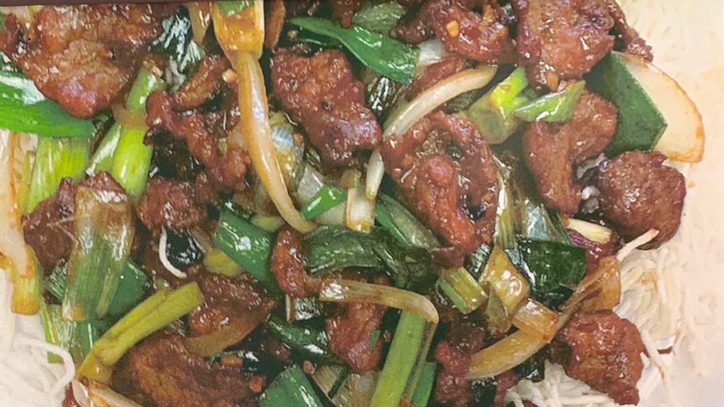 Beef Mongolian · Spicy.