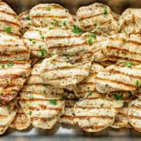 Grilled Herb Marinated Chicken Breast · 25 breasts.