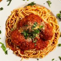 Spaghetti Or Ziti · Choice of tomato sauce or meat sauce, meatballs, sausage, or mushrooms.