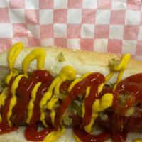 Regular Hotdog · Ketchup, Mustard, and/or Relish