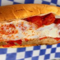 Meatball Sub · Toasted with melted provolone cheese and sauce.