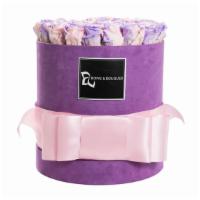 New York · Lilac and Pink Roses
Box Color: Purple Round