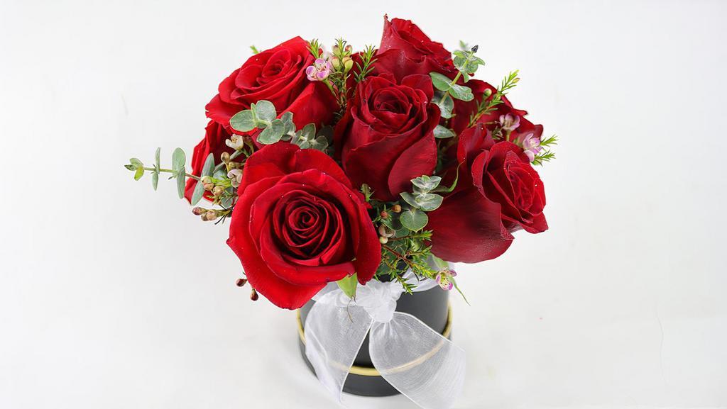 Eye Candy Red · Beautiful and delicate, perfect for the great gift with 7 premium red roses or any color roses designed to give a great impression with beautiful foliage and dedicated message card.