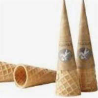 4 Waffle Cones Small · Light and crispy waffle cones for stay at-home Gelato Artists!