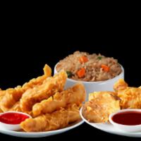 20 Pieces Mix (10+10) · 20 pieces mixed. 10  Crispy Chicken Fingers mixed with 10 fresh, made to order Chicken Wings...