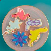 Iced Sugar Cookies · Shapes dependent on daily case offerings