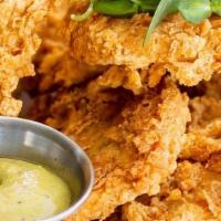 Tlc Basket · Crispy Chicken Fried Oyster Mushrooms with the option of a side of Srriracha Mayo, Chipotle ...