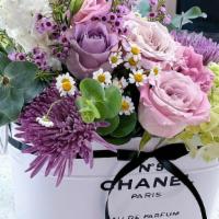 Xtra Large Pail Flower Arrangement  · Beautiful flower arrangement in reusable pail.  Add designer logo for a unique touch!  (pail...