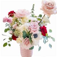 Vase Arrangement · Mixed arrangement with roses and  assorted flowers.  (vases will vary, not pictured).  Pictu...