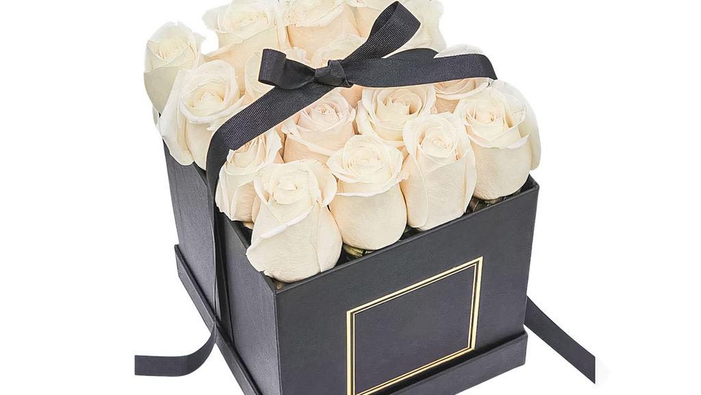 Small Boxed Roses · Real roses.  Color of roses will vary.