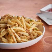 Fries 1# · Carry out only. Serves 4-6.
