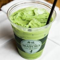 Matcha Latte · A sweet and smooth blend of a matcha and milk.