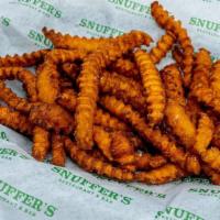 Sweet Potato Fries - Large · Sweet potato crinkle-cut fries