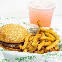 Kids Burger · Plain burger, served with fries