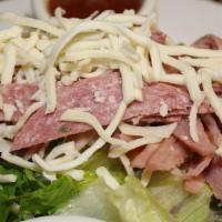 Chef'S Salad (Large) · House salad with ham, salami and mozzarella cheese.